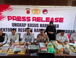 Polda Jabar Bongkar 257 Kasus Narkoba